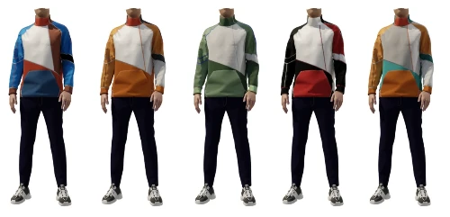 view 3D clothes on a digital avatar