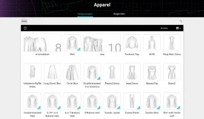 Visualize unlimited looks with your design. All in 3D!